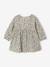 Ensemble bébé fille 3 pièces robe cardigan bandeau bleu grisé+corail+vert+vieux rose 18 - vertbaudet enfant 