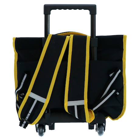 Cartable à roulettes garçon real madrid cf 2 compartiments Noir 4 - vertbaudet enfant 