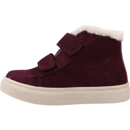 Baskets fille à scratchs nashik wpf Marron+Violet 8 - vertbaudet enfant 