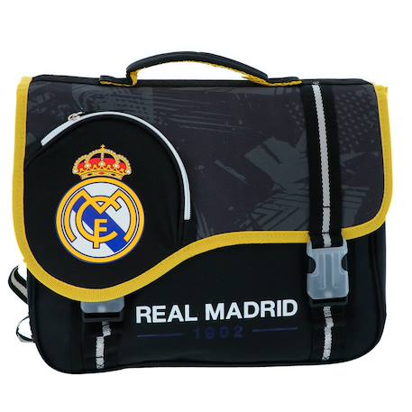 Cartable garçon real madrid cf 2 compartiments Noir 2 - vertbaudet enfant 