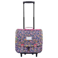 -Cartable à roulettes fille 2 compartiments