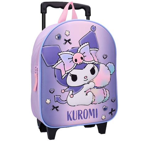 Fille-Accessoires-Fourniture scolaire-Cartable-Sac à dos à roulettes fille kuromi 1 compartiment