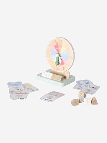 Horloge d'apprentissage en bois FSC® bois 2 - vertbaudet enfant 