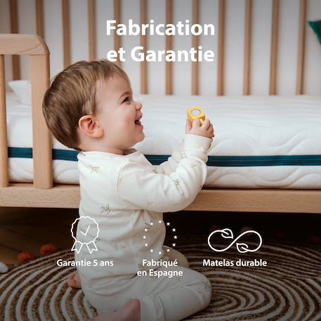 Matelas bébé cocolegend® Blanc 5 - vertbaudet enfant 