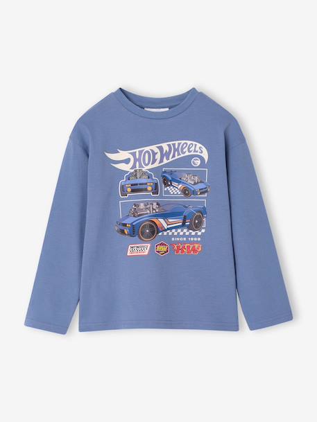 Pyjama Hot Wheels garçon bleu chambray 2 - vertbaudet enfant 