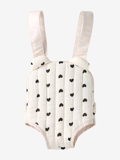 Porte-poupon en gaze de coton Cœur fondant+Marguerite+Petit coeur+Retro Flower 1 - vertbaudet enfant 