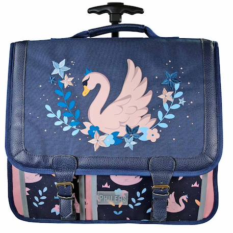 Fille-Accessoires-Fourniture scolaire-Cartable-Cartable à roulettes fille 2 compartiments