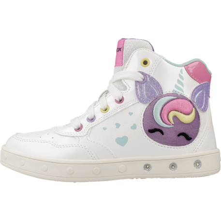 Basket fille zippées j skylin girl Blanc 2 - vertbaudet enfant 