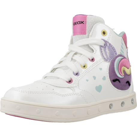 Basket fille zippées j skylin girl Blanc 4 - vertbaudet enfant 
