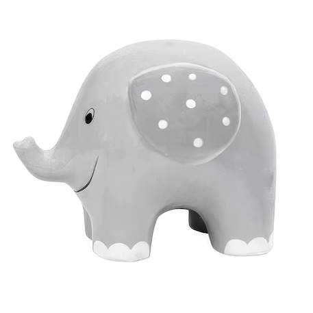 Tirelire éléphant en céramique pour enfant Gris 3 - vertbaudet enfant 