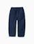 Pantalon en jean baggy avec cordon de serrage Bleu foncé 1 - vertbaudet enfant 