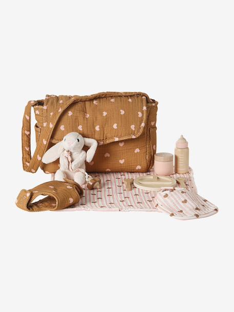 Sac à langer et accessoires personnalisable en bois FSC® Cœur fondant 4 - vertbaudet enfant 