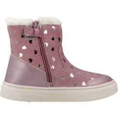 Chaussures-Chaussures bébé 17-26-Bottes fille zippées motif cœurs b nashik