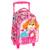 Sac à dos à roulettes fille pat' patrouille 1 compartiment Rose 1 - vertbaudet enfant 