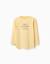 T-shirt en coton à manches longues avec imprimé making art Bleu+Jaune 5 - vertbaudet enfant 