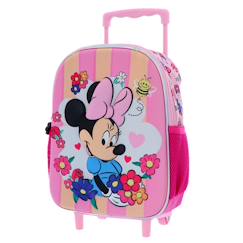 -Sac à dos à roulettes fille minnie 1 compartiment
