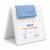 Pack matelas pliant 60x120 + drap housse éponge bleu - idéal voyage - déhoussable et sain Bleu 1 - vertbaudet enfant 