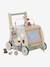 Chariot de marche ardoise magique avec freins HAPPY FOREST bois 4 - vertbaudet enfant 