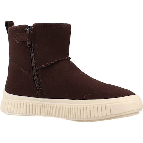 Bottines fille zippées j laquinny Beige+Marron 11 - vertbaudet enfant 