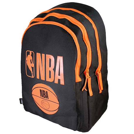 Sac à dos scolaire garçon nba 2 compartiments Orange 1 - vertbaudet enfant 