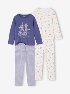 Lot de 2 pyjamas longs fille  - vertbaudet enfant