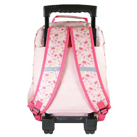 Cartable à roulettes fille bella sara 2 compartiments Blanc 4 - vertbaudet enfant 