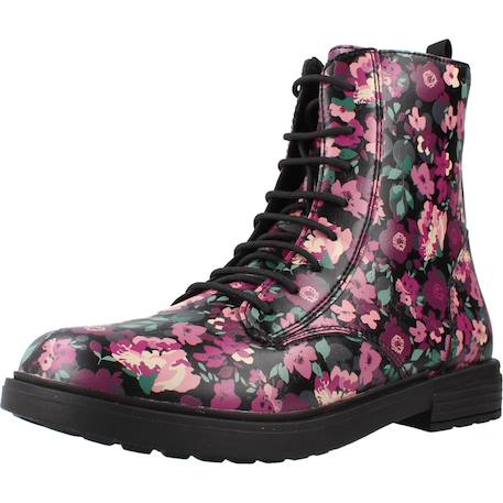 Bottines fille zippées j eclair Floral 4 - vertbaudet enfant 