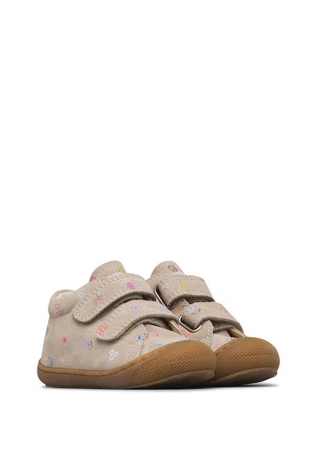 Chaussures premiers pas en suède cocoon vl Beige-+Vanille- 2 - vertbaudet enfant 