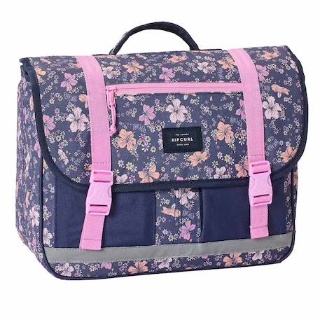 Cartable fille 2 compartiments Navy/pink 1 - vertbaudet enfant 