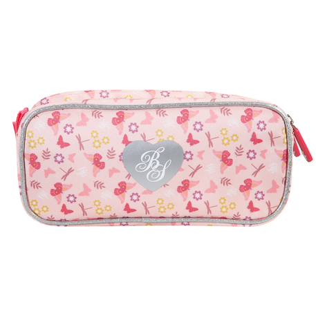 Trousse scolaire fille bella sara 2 compartiments Blanc 4 - vertbaudet enfant 