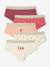 Lot de 5 shorties fille vieux rose 1 - vertbaudet enfant 