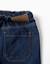 Pantalon en jean baggy avec cordon de serrage Bleu foncé 3 - vertbaudet enfant 