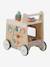 Ma première cuisine chariot de marche en bois FSC® Rétro Flower 3 - vertbaudet enfant 
