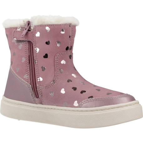 Bottes fille zippées motif cœurs b nashik Violet 5 - vertbaudet enfant 