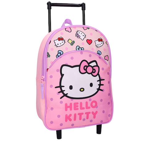 Fille-Accessoires-Fourniture scolaire-Cartable-Sac à dos à roulettes fille hello kitty 1 compartiment
