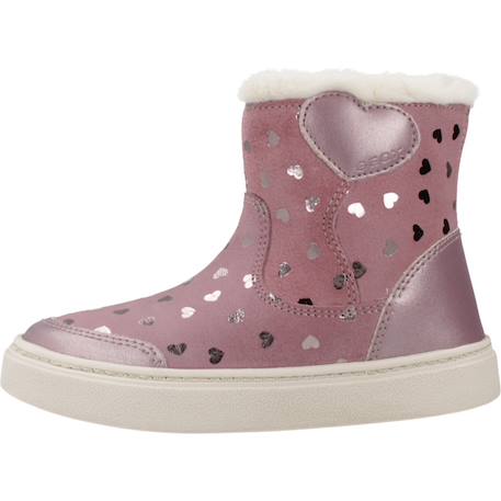 Bottes fille zippées motif cœurs b nashik Violet 2 - vertbaudet enfant 