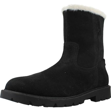 Bottes fille zippées j shaylax Marron+Noir 10 - vertbaudet enfant 