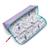 Trousse scolaire ouverture xxl trousse Fleurs pastel+Papillons pastel+Vague pastel+Violet classique pastel 8 - vertbaudet enfant 