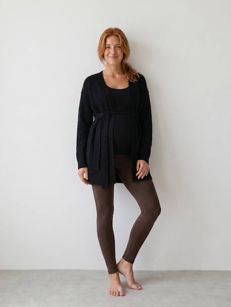 Gilet de grossesse et allaitement noir 1 - vertbaudet enfant 