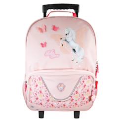-Cartable à roulettes fille bella sara 2 compartiments