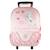 Cartable à roulettes fille bella sara 2 compartiments Blanc 1 - vertbaudet enfant 