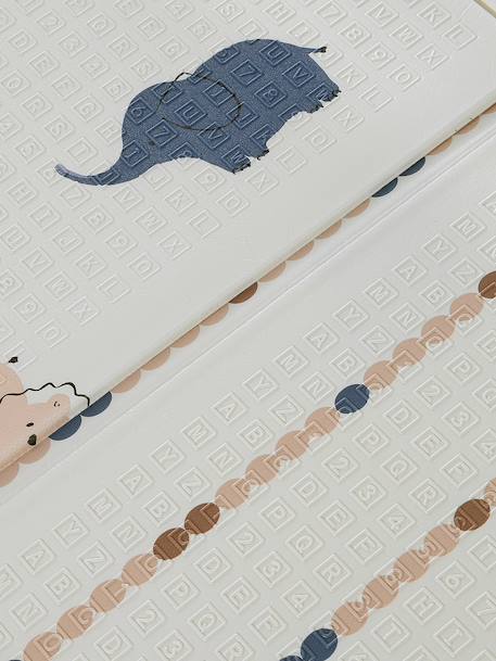 Grand tapis d'activités pliable jaune+Lunes / nuages+Petit cœur+Retro Flower+Tanzanie+Terrazzo 8 - vertbaudet enfant 