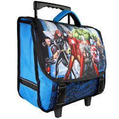 -Cartable à roulettes garçon avengers 2 compartiments