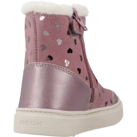 Bottes fille zippées motif cœurs b nashik Violet 3 - vertbaudet enfant 