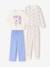 Lot de 2 pyjamas fille beige 1 - vertbaudet enfant 