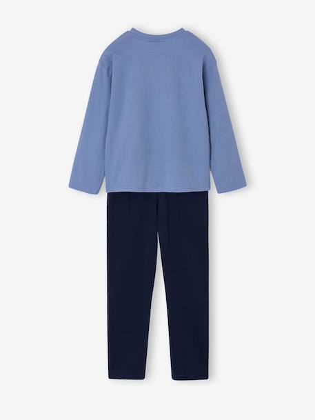 Pyjama Hot Wheels garçon bleu chambray 5 - vertbaudet enfant 