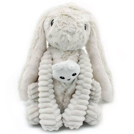 Peluche enfant lapin Lapin gris clair 2 - vertbaudet enfant 