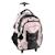 Cartable à roulettes fille chiens et chats 2 compartiments Noir 1 - vertbaudet enfant 