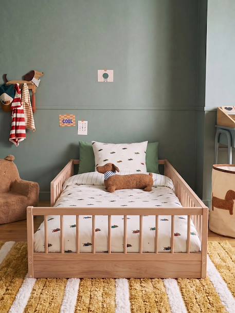 Lit au sol enfant LEO 90x190cm bois 2 - vertbaudet enfant 