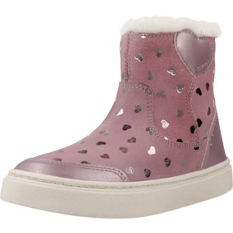 Bottes fille zippées motif cœurs b nashik Violet 4 - vertbaudet enfant 